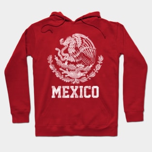 Mexico / Faded Vintage-Style Flag Design Hoodie